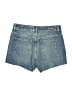 Zara Basic Graphic Blue Denim Shorts Size 4 - photo 2