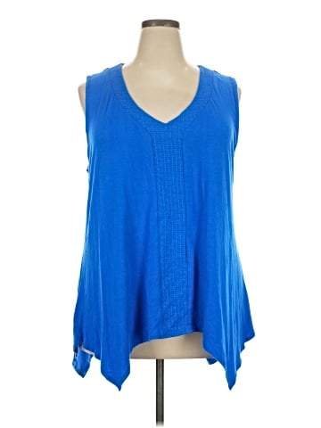 Adrianna Papell Sleeveless T-Shirt (view 1)