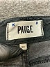 Paige Chevron-herringbone Gray Jeans Size 28 waist - photo 7