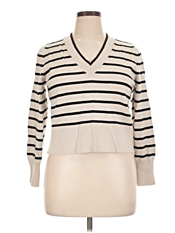 Marled Pullover Sweater (view 1)