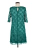 Jax 100% Polyester Argyle Teal Cocktail Dress Size 8 - photo 2