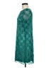 Jax 100% Polyester Argyle Teal Cocktail Dress Size 8 - photo 5