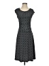 En Focus Studio Chevron-herringbone Gray Casual Dress Size 4 - photo 1