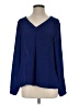41Hawthorn Blue Long Sleeve Blouse Size S - photo 1
