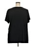 Torrid Solid Black Short Sleeve T-Shirt Size 4X Plus (4) - photo 2