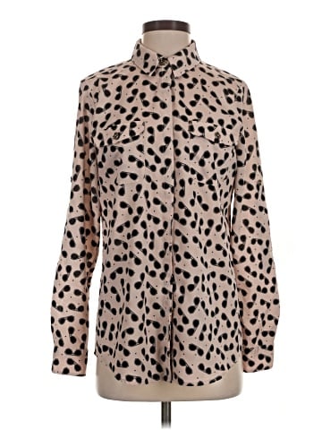 Karl Lagerfeld Paris Long Sleeve Button-Down Shirt (view 1)