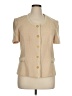 St. John Collection Tan Short Sleeve Top Size 14 - photo 1