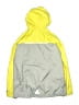 L.L.Bean 100% Nylon Color Block Yellow Gray Windbreaker Size 18 - photo 2