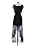 Express 100% Polyester Black Cocktail Dress Size S - photo 2