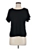 Max Studio Black Short Sleeve Top Size M - photo 1
