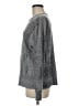 Skull Cashmere 100% Wool Metallic Gray Wool Pullover Sweater Size M - photo 5