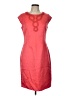 Assorted Brands Solid Red Casual Dress Size 10 - photo 1