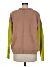 Left Coast by Dolan Color Block Brown Pullover Sweater Size M - photo 2