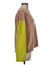 Left Coast by Dolan Color Block Brown Pullover Sweater Size M - photo 4