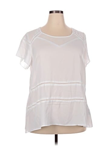 City Chic Short Sleeve Blouse (view 1)