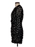 Zara Polka Dots Black Cocktail Dress Size M - photo 5