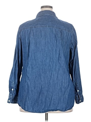 Talbots Long Sleeve Button-Down Shirt (view 2)