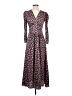 Sandro 100% Polyester Burgundy Casual Dress Size S (estimated) - photo 1