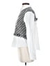 Zara Houndstooth White Long Sleeve Blouse Size S - photo 5