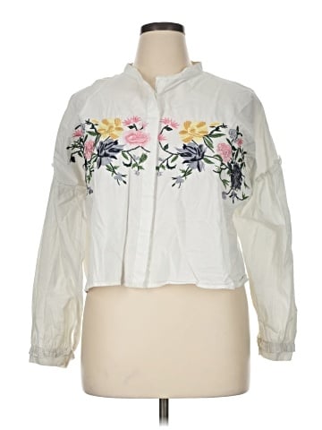 VERTIGO Long Sleeve Blouse (view 1)