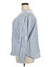 Old Navy Stripes Blue Long Sleeve Blouse Size XXL - photo 5