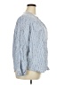 Old Navy Stripes Blue Long Sleeve Blouse Size XXL - photo 4