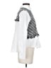 Zara Houndstooth White Long Sleeve Blouse Size S - photo 4