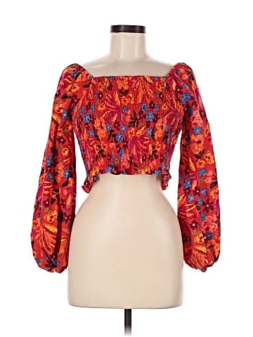 Maison d' Amelie 3/4 Sleeve Blouse (view 1)