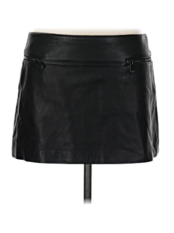 Andrew Marc Faux Leather Skirt (view 1)