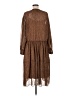 Vince. 100% Polyester Brown Casual Dress Size M - photo 2