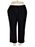 Woman Within Solid Black Casual Pants Size 28WP - photo 1