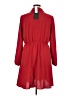 Montgomery Post 100% Polyester Solid Red Casual Dress Size XL - photo 2