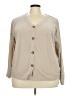 Como Blu Tan 3/4 Sleeve Blouse Size 3X - photo 1