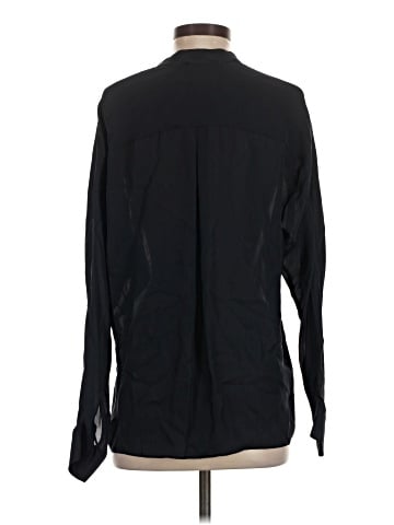 Vince. Long Sleeve Silk Top (view 2)