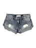 Bullhead Blue Denim Shorts Size 0 - photo 1