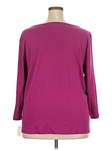 Talbots 3/4 Sleeve T-Shirt (view 2)