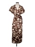 MNG 100% Polyester Paisley Brown Casual Dress Size 4 - photo 1