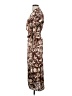 MNG 100% Polyester Paisley Brown Casual Dress Size 4 - photo 5