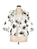 R&M Richards Floral Ivory Blazer Size 18 - photo 1