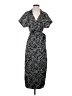 MNG 100% Polyester Paisley Black Casual Dress Size 4 - photo 1