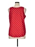 Faded Glory 100% Polyester Red Sleeveless Top Size 16 - photo 2