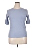 Splendid Blue Short Sleeve Top Size XL - photo 1