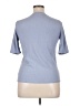 Splendid Blue Short Sleeve Top Size XL - photo 2