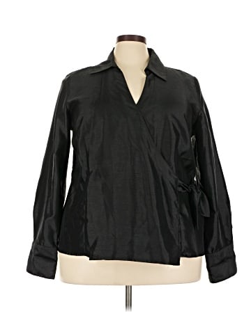 JM Collection Long Sleeve Blouse (view 1)