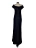 Xscape Black Blue Cocktail Dress Size 6 - photo 2