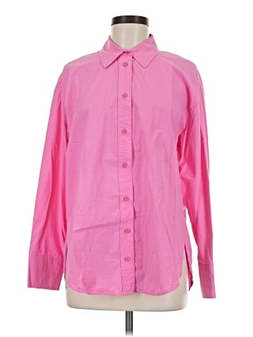Zara Long Sleeve Button-Down Shirt (view 1)