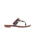 MICHAEL Michael Kors 100% Leather Brown Flip Flops Size 6 - photo 1