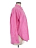 Zara Pink Long Sleeve Button-Down Shirt Size M - photo 4