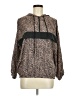 AndTheWhy Animal Print Brown Windbreaker Size S - photo 1