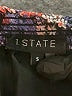 1.State 100% Polyester Paisley Blue Cocktail Dress Size S - photo 7